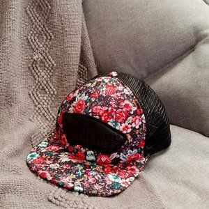Floral Vans "Off The Wall" Skater Baseball Cap